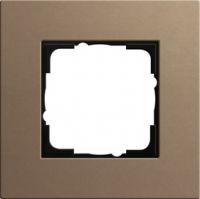 Установочная рамка Gira Gira Esprit Linoleum-Multiplex светло-коричневого цвета