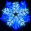 Фигура ARD-SNOWFLAKE-M6-890x890-576LED White/синий (230V, 20W)