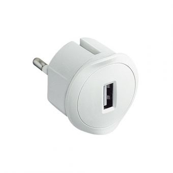 Зарядное устройство USB , цвет белый
