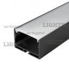 Профиль с экраном SL-LINE-4932-2500 BLACK+OPAL