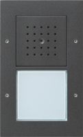 Дверная станция накладного монтажа с 1-клавишной секцией вызова