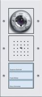 Дверная видеостанция накладного монтажа с 3-клавишной секцией вызова
