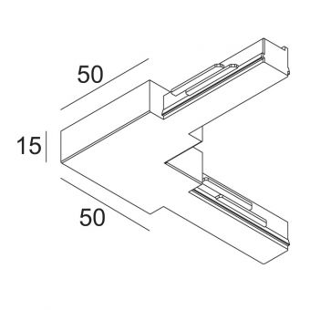 TRACK 2F CORNER 90° IN A