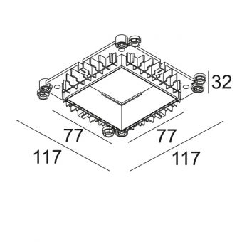 MOUNTING KIT 75 TRIMLESS