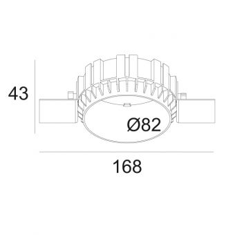 MOUNTING KIT R82 TRIMLESS