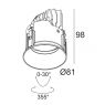 DIRO TRIMLESS OK LED 3033-9 MMAT