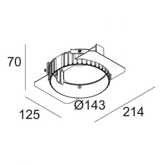 MOUNTING KIT TWEETER TRIMLESS