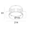 MOUNTING KIT R143 TRIMLESS