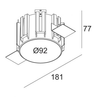 MOUNTING KIT PINTOR 63 TRIMLESS