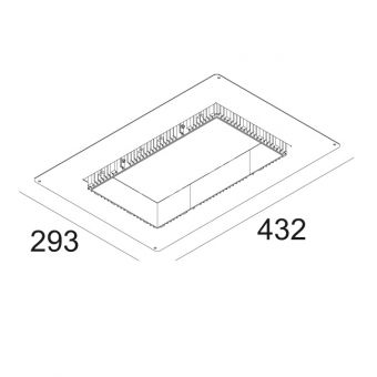 GRID IN TRIMLESS 2 MOUNTING KIT LARGE