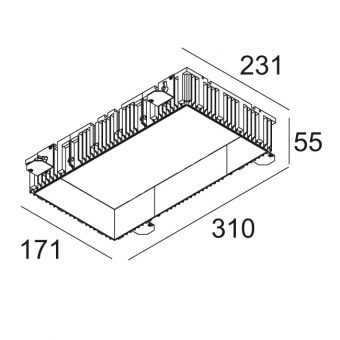 GRID IN TRIMLESS 2 MOUNTING KIT