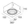 GRID IN TRIMLESS 1 OPTO 20 93033 W-B