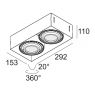 GRID IN TRIMLESS 2 OPTO 20 82755 W-B