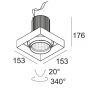 GRID IN TRIMLESS 1 HP 303027-9 W-B