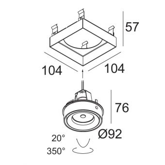 MINIGRID IN TRIMLESS 1 FRAME W