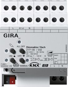 Универсальный диммер 1х 500 W KNX/EIB REG