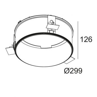 SUPERNOVA XS RECESSED KIT 260