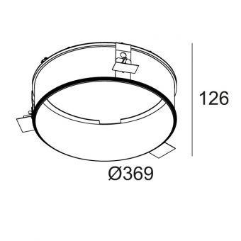 SUPERNOVA XS RECESSED KIT 330