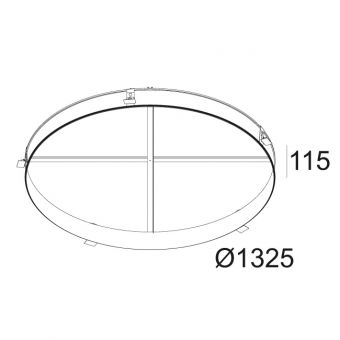 SUPERNOVA 125 RECESSED KIT