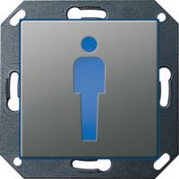 Светодиодный указатель для ориентации 230 В~ с пиктограммой (E22)
Туалет (мужской)