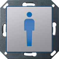 Светодиодный указатель для ориентации 230 В~ с пиктограммой (E22)
Туалет (мужской)