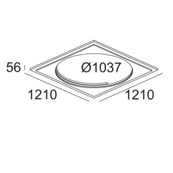 SUPERDOME RECESSED KIT