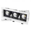 Светильник CL-KARDAN-S260x102-3x9W Warm (WH-BK, 38 deg)