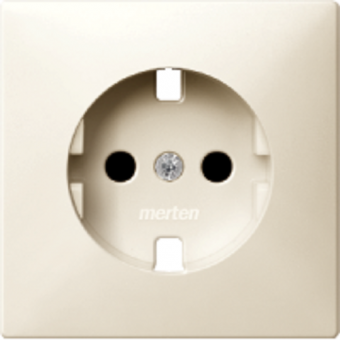 ЦЕНТР.ПЛАТА Д/МЕХ.РОЗ.SCHUKO БЕЖЕВЫЙ