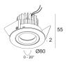 CIRCLE LED 93040 W