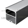 Профиль с экраном SL-LINE-5050-2500 BLACK+OPAL