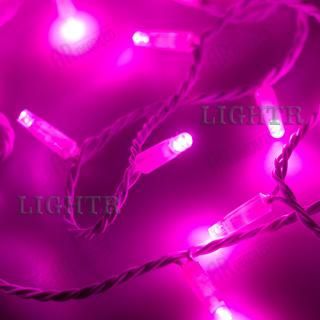 Светодиодная гирлянда ARD-STRING-CLASSIC-10000-WHITE-100LED-STD PINK (230V, 7W)