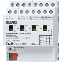 KNX control unit 1 – 10 V, 4-gang, 2194 REGHM