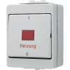 Выключатель одноклавишный, «Heizung» 16 AX 400 В ~, 603 HW