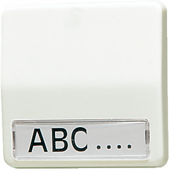Клавиша для выключателя и кнопки с полем для надписи 9 x 40 мм, 60 NA