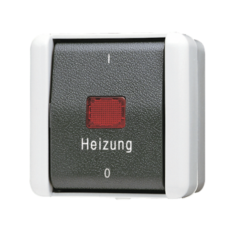 Выключатель одноклавишный, «Heizung» 16 AX 400 В ~, 803 HW