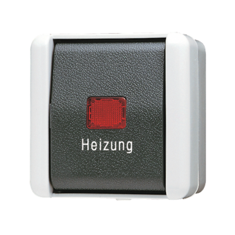 Выключатель одноклавишный, «Heizung» 10 AX / 250 В ~, 806 HW