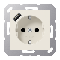 SCHUKO® socket with USB charger, A 1520-18 A