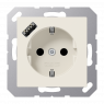 SCHUKO® socket with USB charger, A 1520-18 A