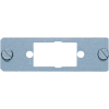 Mounting plate for D-subminiature connectors, D 9