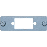 Mounting plate for D-subminiature connectors, D 9