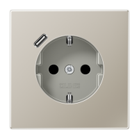 SCHUKO® socket with USB charger, ES 1520-18 C