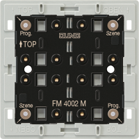 Настенный «плоский» пульт управления eNet, 2 группы, FM 4002 M