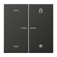 eNet кнопка, универсальная, 1 группа с символами «стрелки», FM AL 1701 P AN