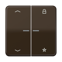 eNet кнопка, универсальная, 1 группа с символами «стрелки», FM CD 1701 P BR
