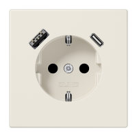 SCHUKO® socket with USB charger, LS 1520-15 CA