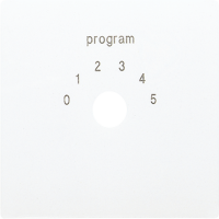 Kрышка для переключателя программ (0 – 5):, LS 594-9 WW