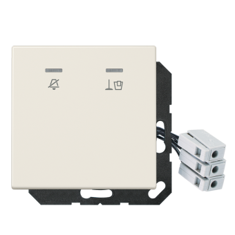 Hotel centre plate with LED unit 230 V, corridor unit, LS CU KO5 M 230