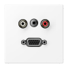 Cinch Audio (RCA) / Stereo Jack (TRS 3.5 mm) / VGA, MA LS 1072 WWM