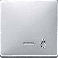 КЛАВИША С ОКОШКОМ Д/СВ.ИНД."СВЕТ" АЛЮМ