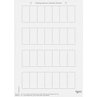 SM,ЭТИКЕТКИ ДЛЯ 1-, 2- ИЛИ 4-КН.ВЫКЛ,БЕЛ